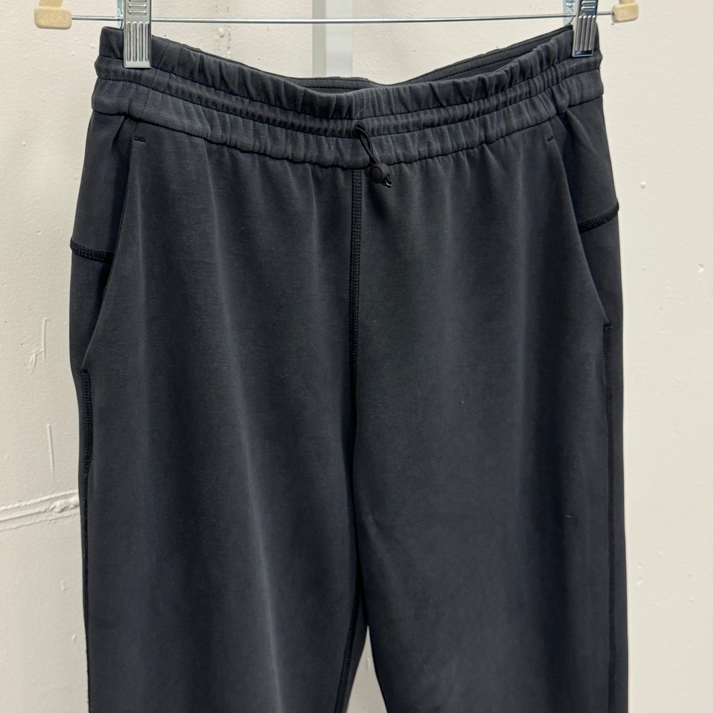 Lululemon Softstreme High-Rise‎ Pant Regular Sz 6 Black Charcoal Wide Leg - Picture 9 of 16